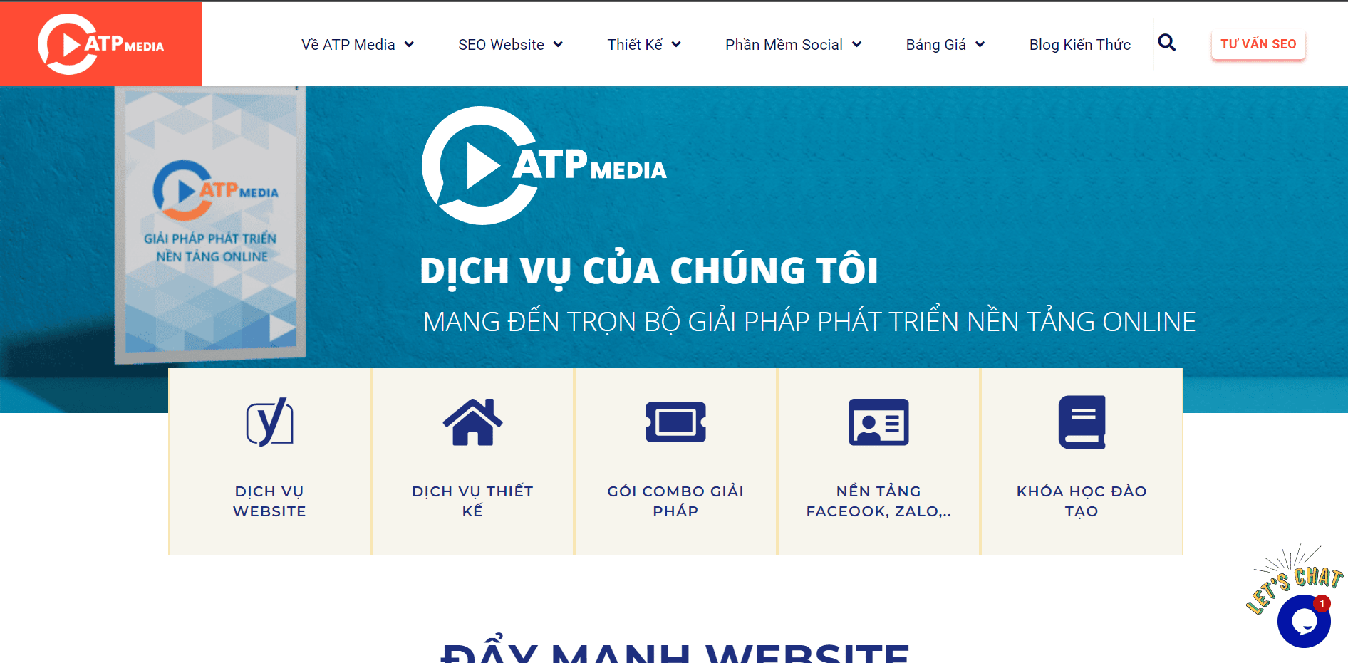 Dịch vụ lên tích xanh Facebook tại ATP Media