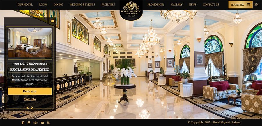 Những tính năng cần có khi thiết kế website khách sạn