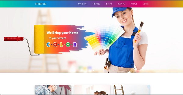 Tiêu chí để thiết kế website bán sơn chuyên nghiệp