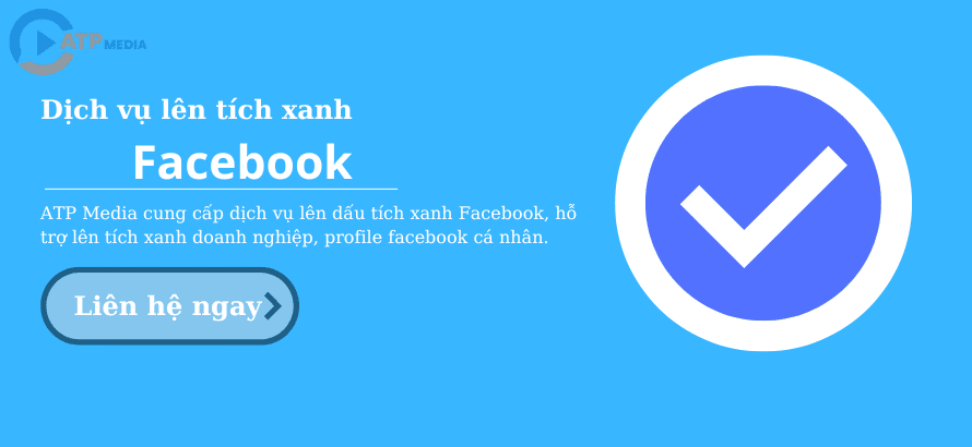 dịch vụ làm tích xanh facebook