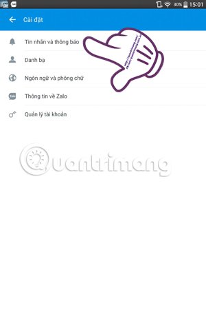 Hình 3 của Cách sao lưu và khôi phục tin nhắn Zalo trên điện thoại Android
