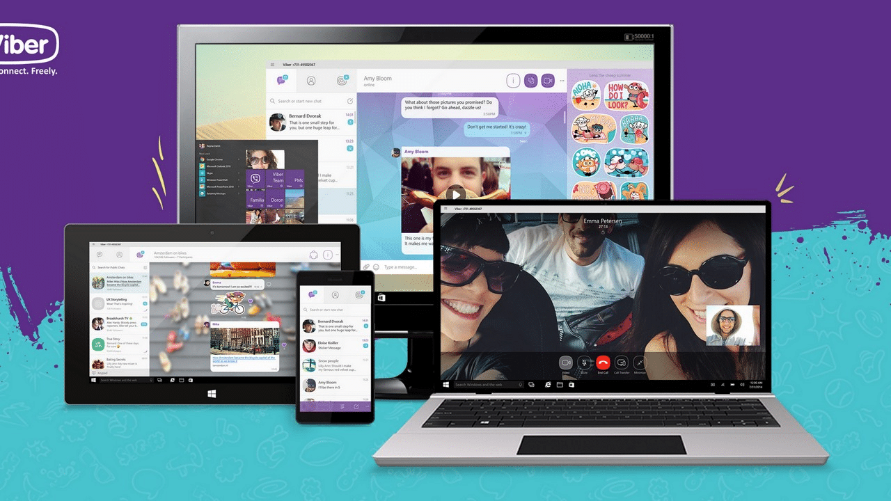 Đăng ký account Viber mới hoặc dùng tài khoản Viber hiện có từ thiết bị iOS/Android của bạn. Đăng nhập bằng cách nhập mã đất nước (84 là mã của Việt Nam) và số điện thoại của bạn vào để công nhận qua điện thoại đang sử dụng Viber.