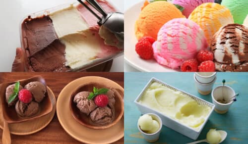 Nguồn gốc và ý nghĩa ice cream, gelato, sorbet, neapolitan và popsicle